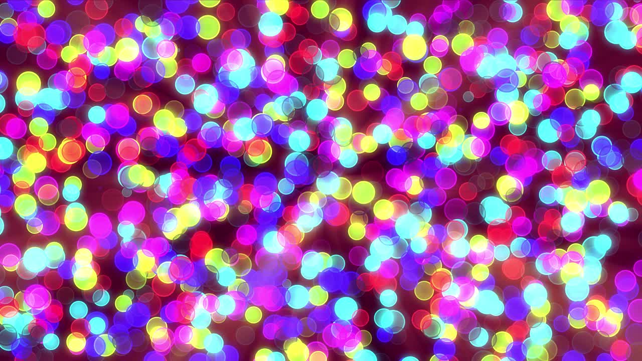 추상적인 다채로운 원 모션 배경 4k