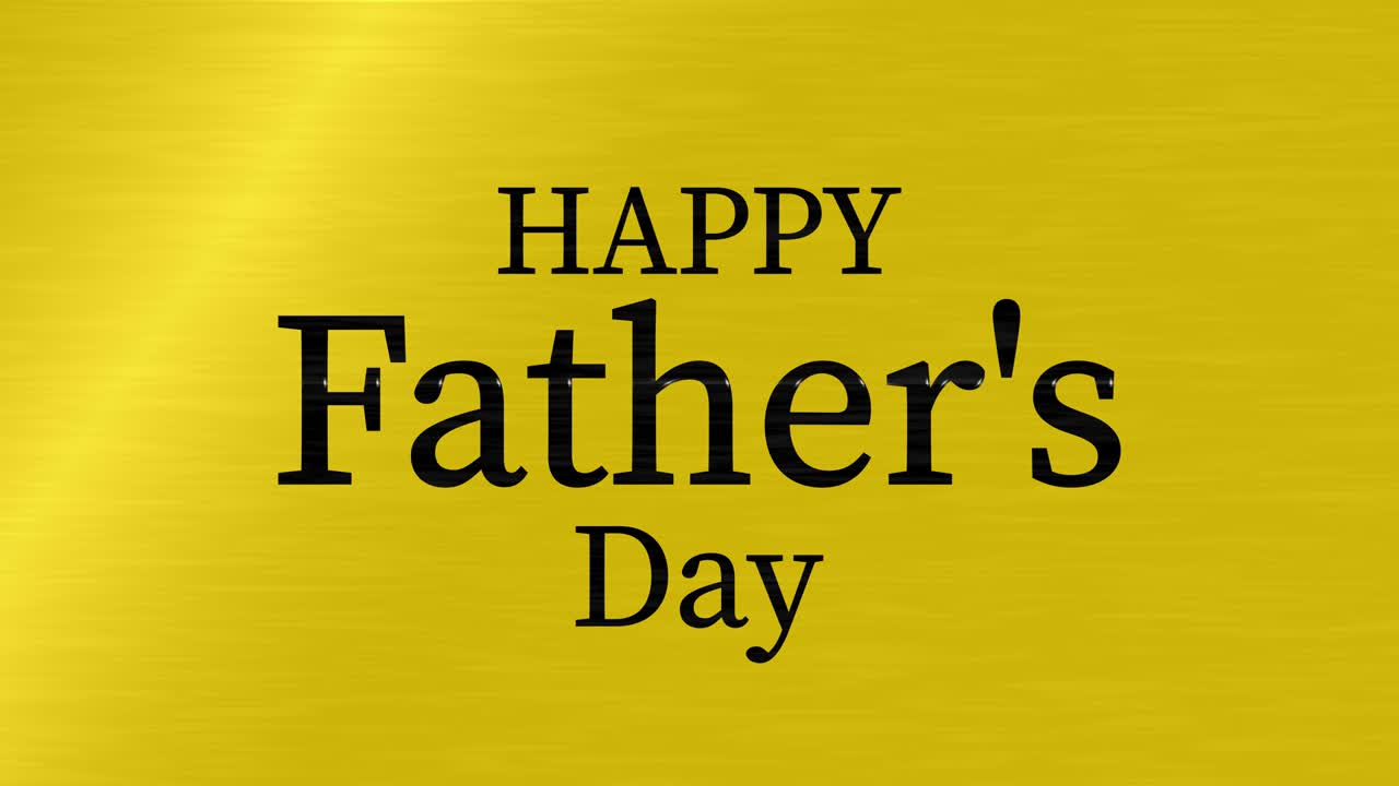Grafica in movimento con messaggio e regalo per la Festa del Papà.