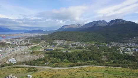 ushuaia aerial view