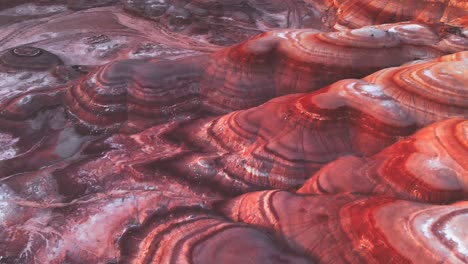 mars-ähnliches gelände von oben in utah