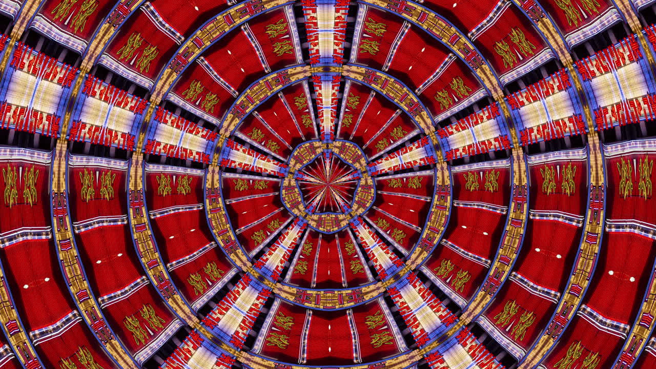 timelapse of tokyo city scene and skyline made into abstract fisheye tiny planet