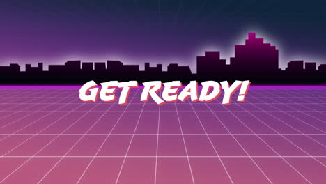 get ready message from an arcade game