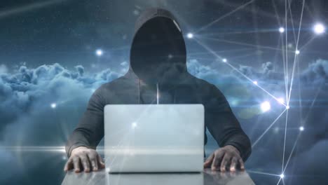 Digital-Generiertes-Video-Eines-Hackers-Mit-Laptop-4K