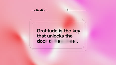 motivational quote: gratitude is the key to happiness