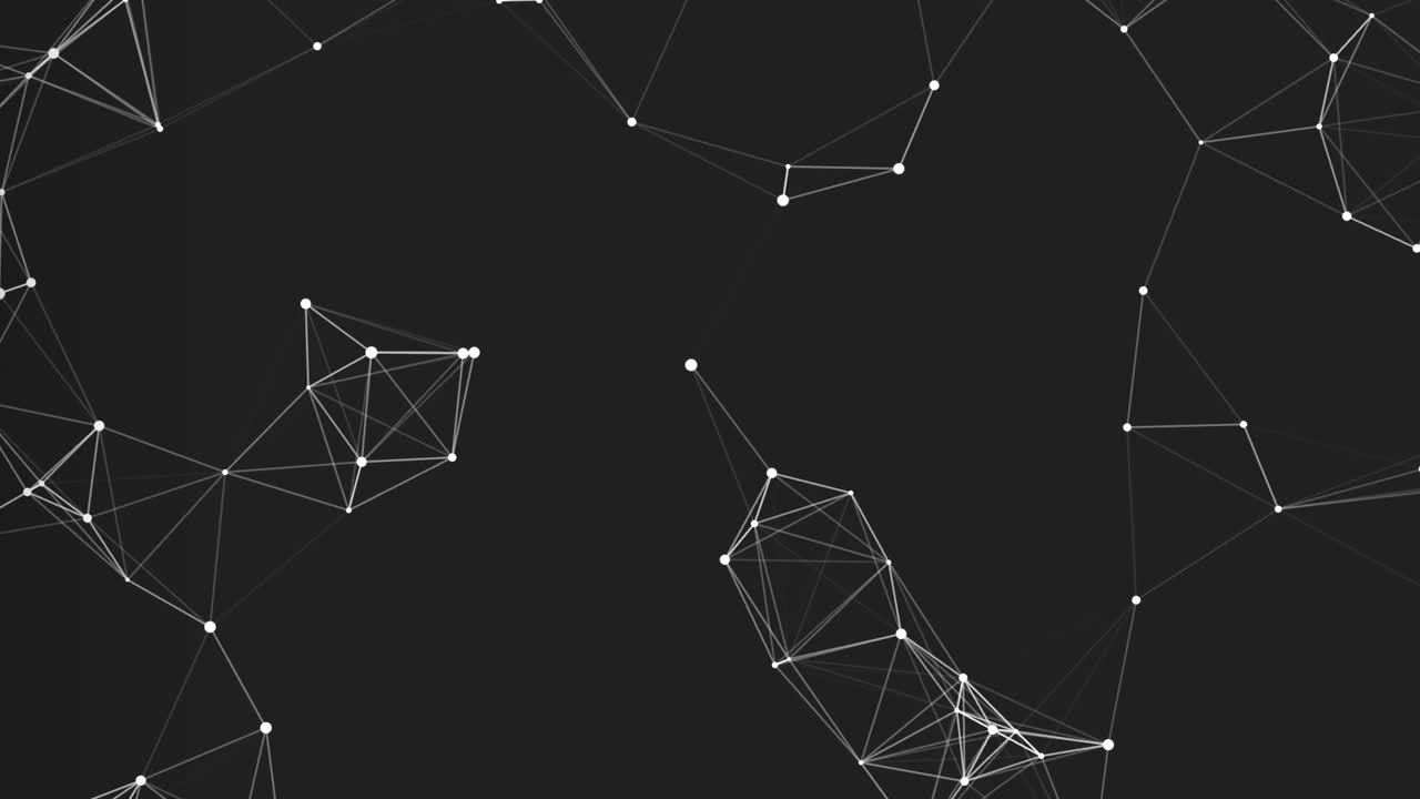 Abstract connection dots