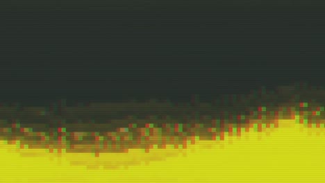 diseño único abstracto animación digital ruido de píxeles error de fallo daño de video