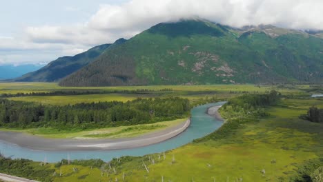 4K-Video-Von-Gletschern-In-Der-Nähe-Von-Anchorage,-Alaska-Im-Sommer