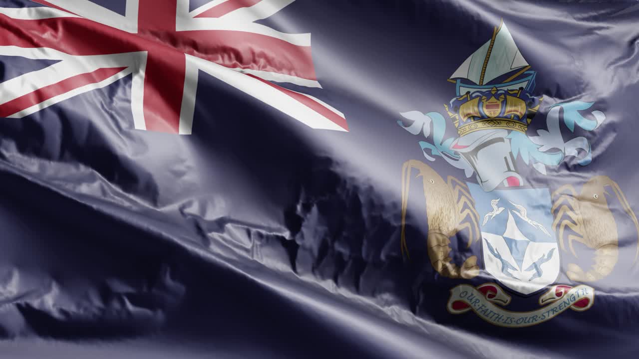 트리스탄 다 아 섬유 발은 바람의 에서 흔들리고 트리스탄다 아 발이 바람에 흔들리고 섬유 섬유 조직은 완전히 채우는 배경 10 초