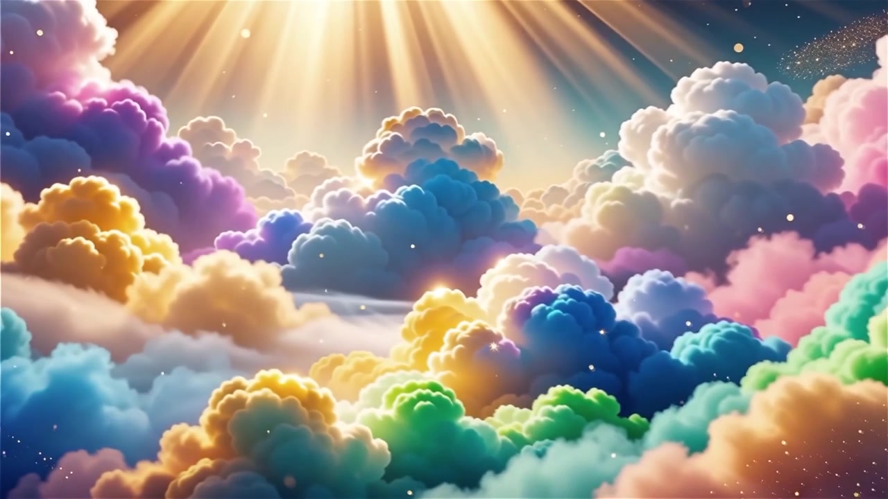 Sfondo di Adorazione Cristiana con Luce Celeste