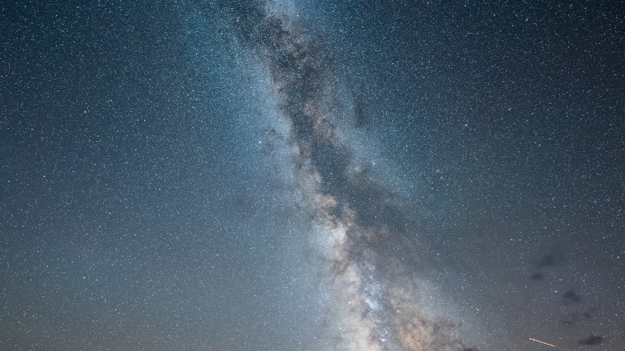 Magical Night Sky Time Lapse Showing Stars Drifting Across the Horizon