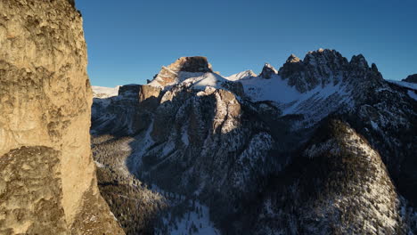 breathtaking mountain view from high elevation