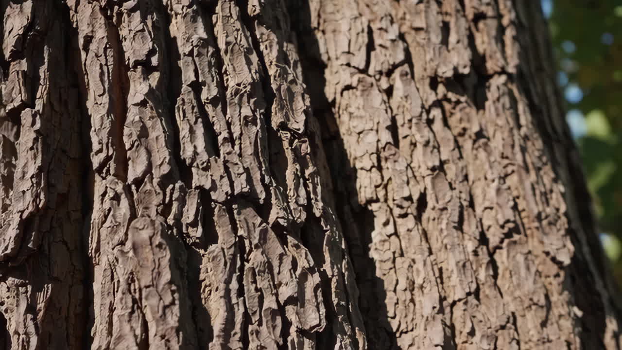 나무 질의 클로즈업