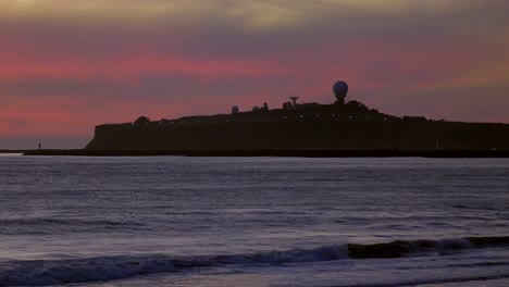 Pillar-Point-at-twilight,-Half-Moon-Bay