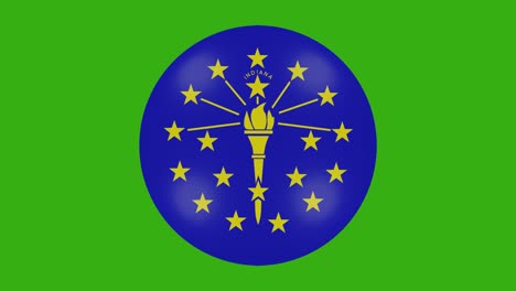 indiana usa state flag icon