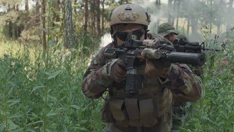 soldiers with sniper rifles