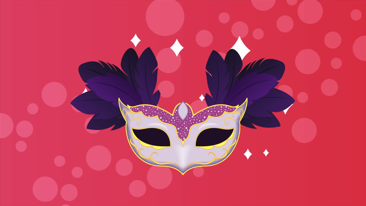 Elegante maschera di carnevale