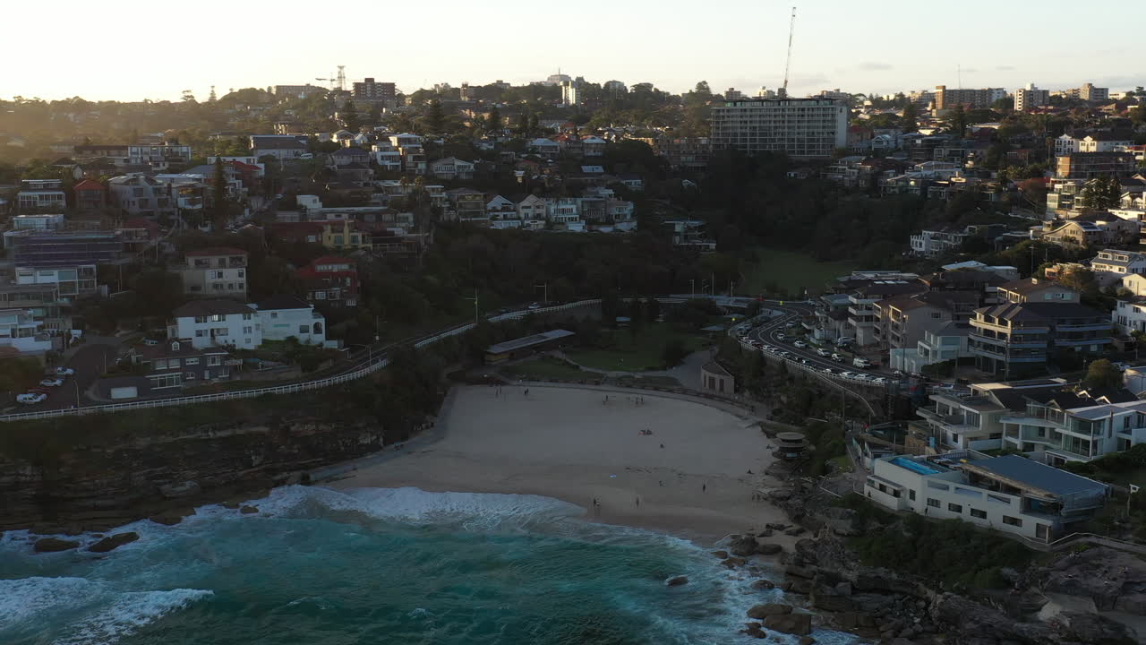 타마라마 해변, 호주 시드니의 공중 촬영