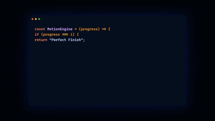 Software Developer Writing JavaScript Code in a Text Editor