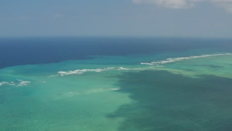 fresh water meets sea water at zanzibar coast