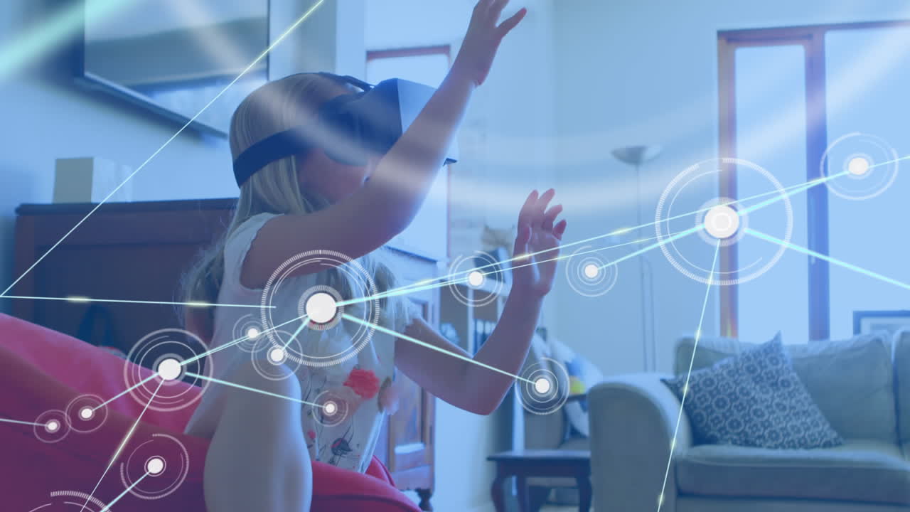 Virtual reality interface for education.