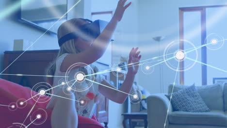 virtual reality interface for education.