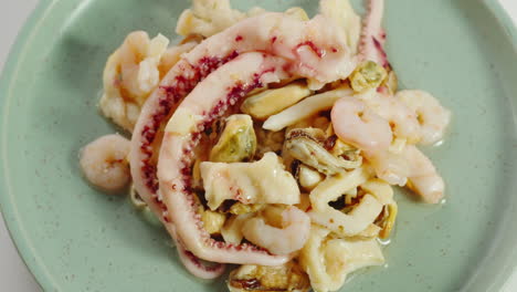 Mixed Seafood Dish