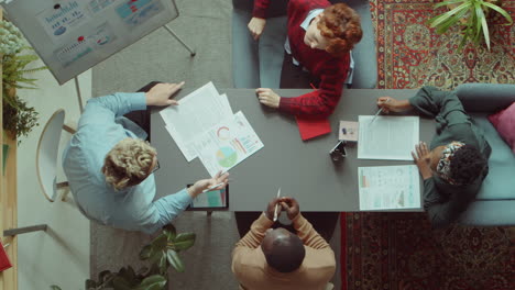 Time-Lapse-of-Colleagues-Having-Business-Meeting