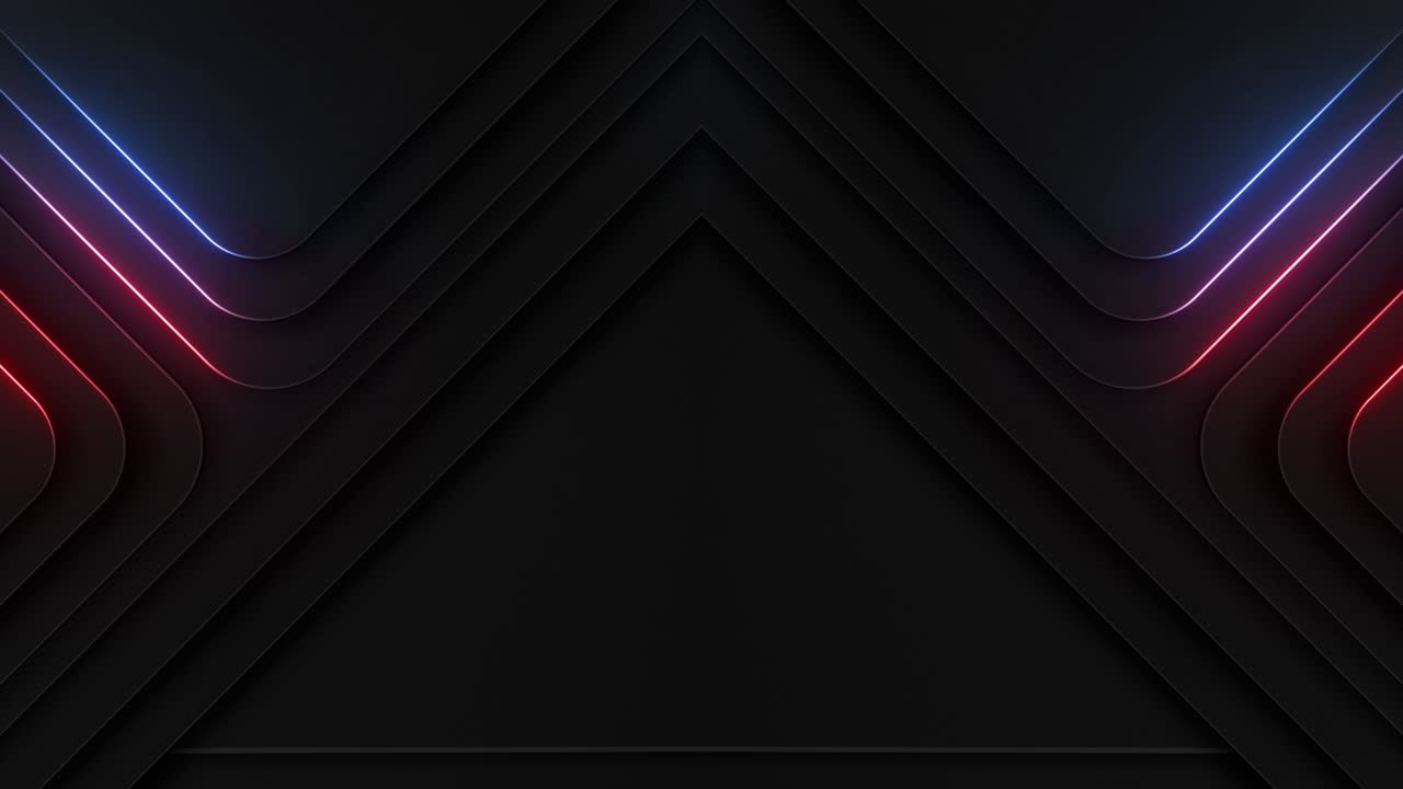 fondo geométrico abstracto con líneas de neón