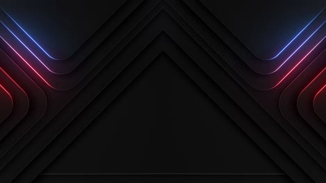 fondo geométrico abstracto con líneas de neón