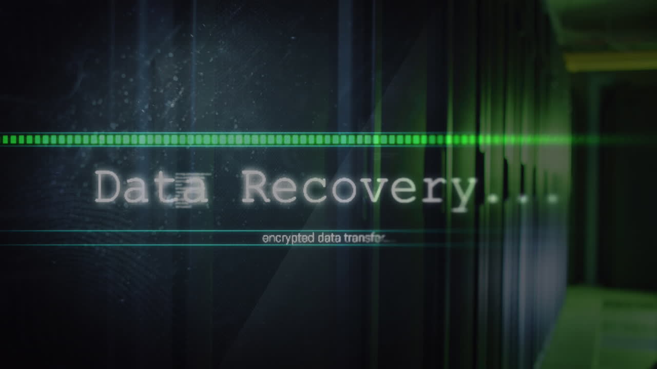 Animation of data processing over computer servers