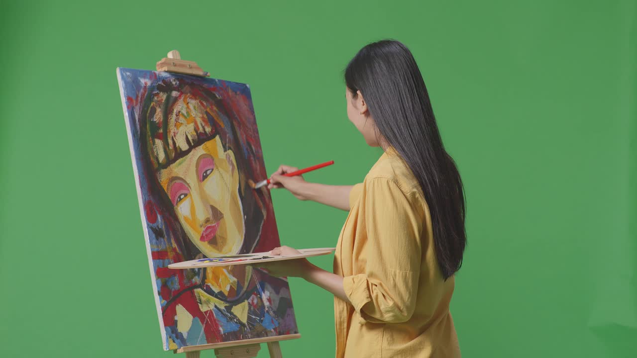 초상화를 그리는 여자