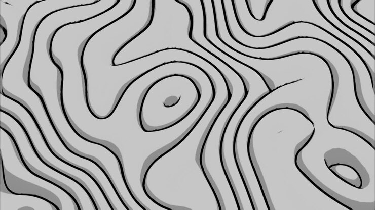 Abstract Gray and White Line Pattern