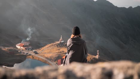 从山顶的景色, 罗马尼亚的transfagarasan