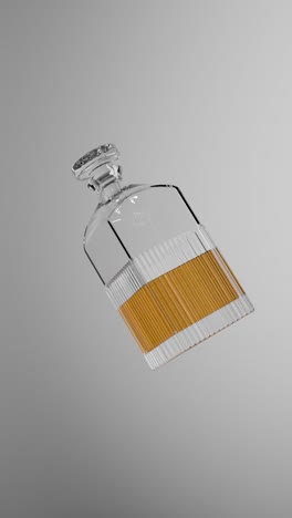 botella de perfume floral