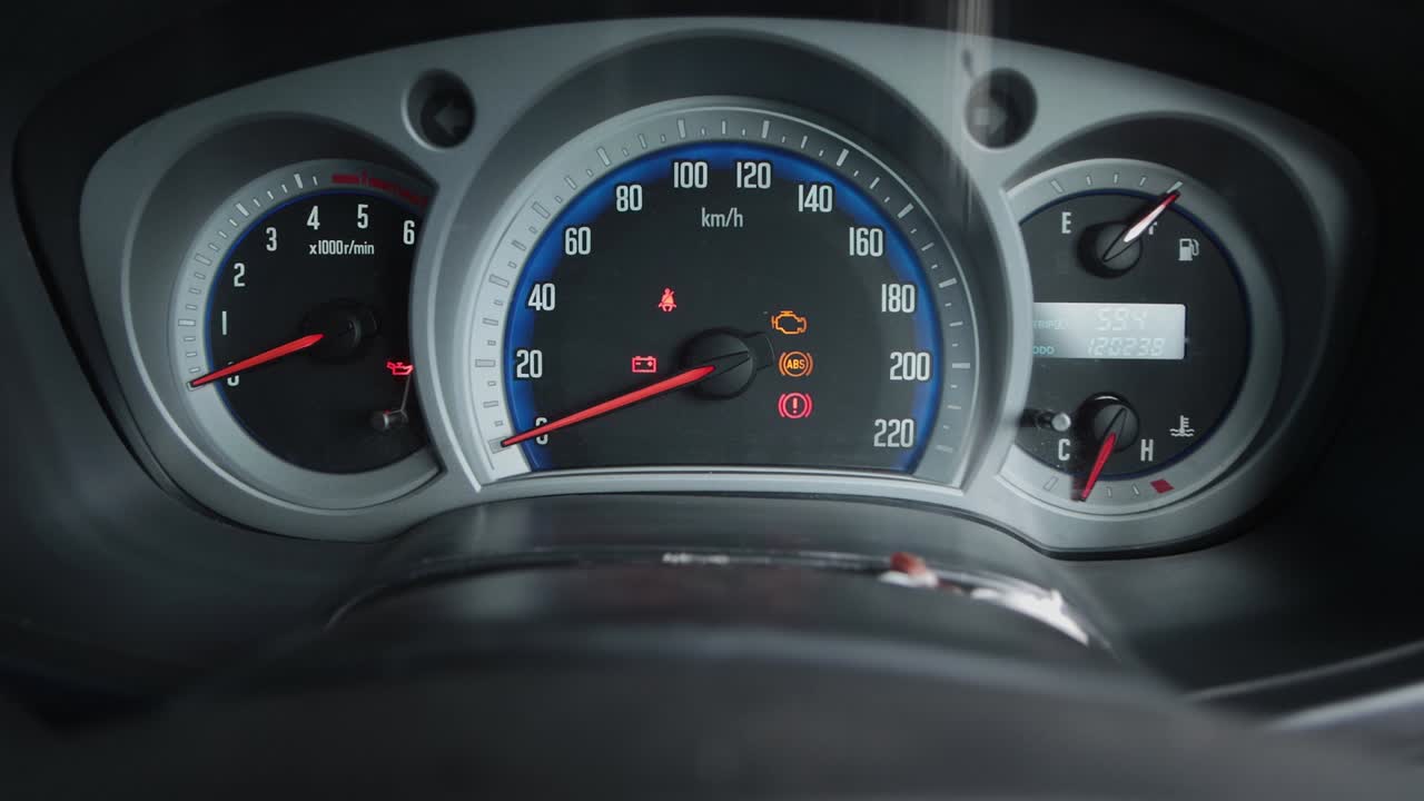 드  자동차 경고 조명 기호 및 자동차 대시보드 표시