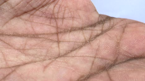 human hand skin extreme close up