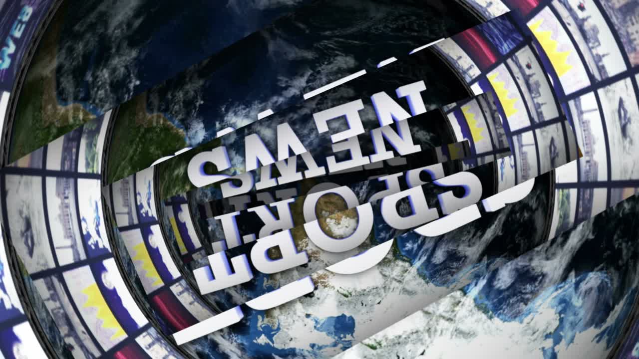 noticias deportivas y bares abiertos, con pantalla verde y canal alfa, bucle, 4k