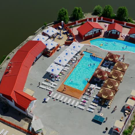 people in swimming pool