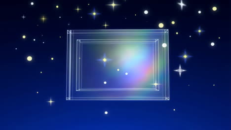 stars in a blue night sky