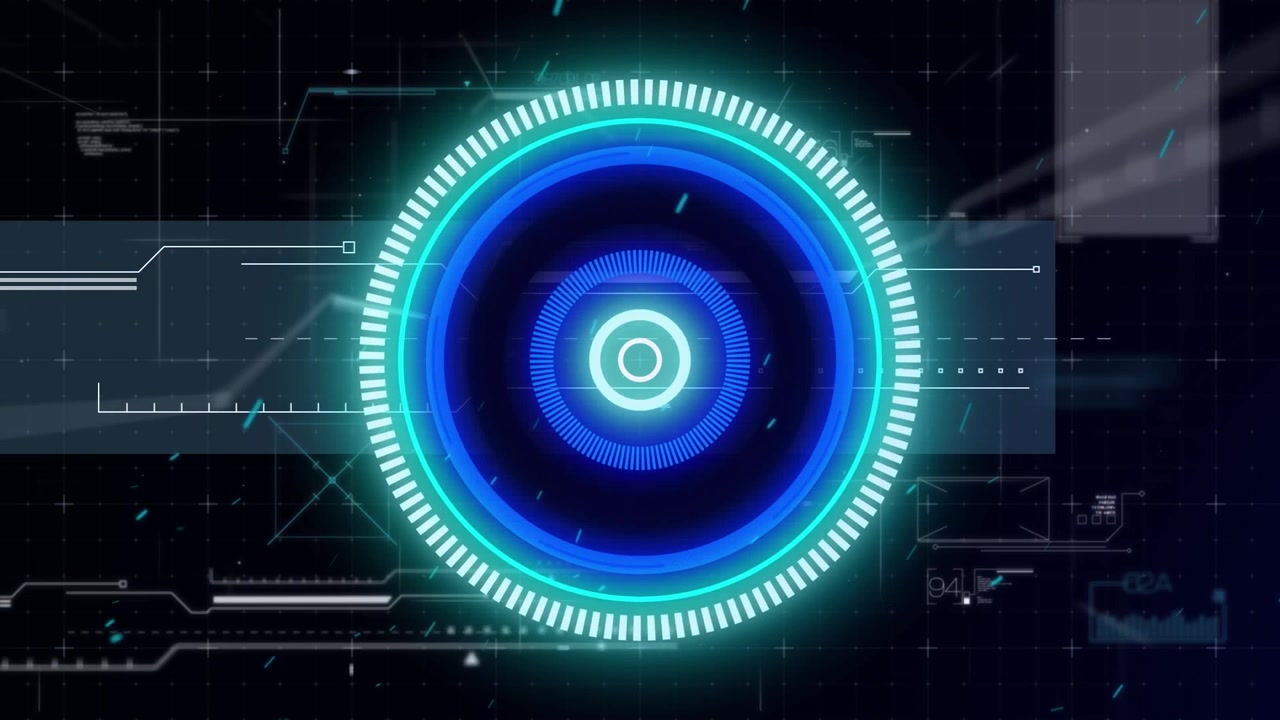 データ処理をスキャンするアニメーション。