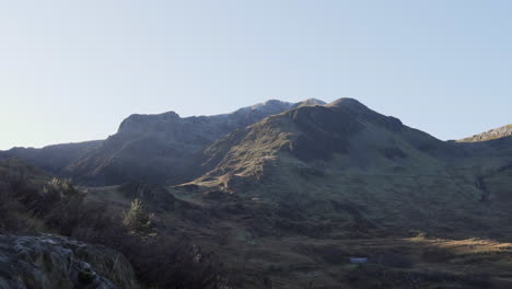 Welsh-Mountain-Range-During-Sunset