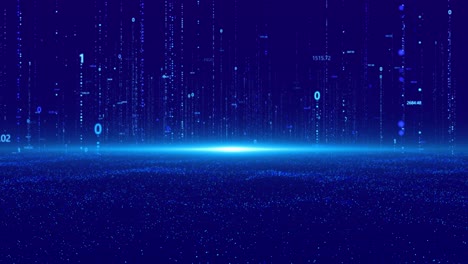 deep learning big data technology science ai data flow virtual screen background cyberspace abstract