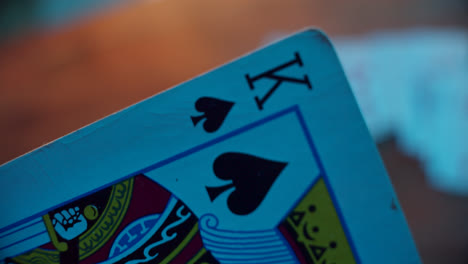 king of spades playing card