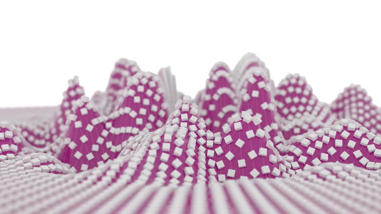 4K Abstract Blockchain Concept.