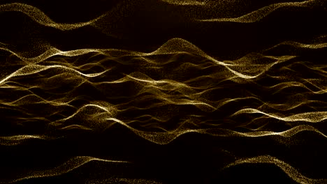 particles gold glitter bokeh award dust abstract background loop