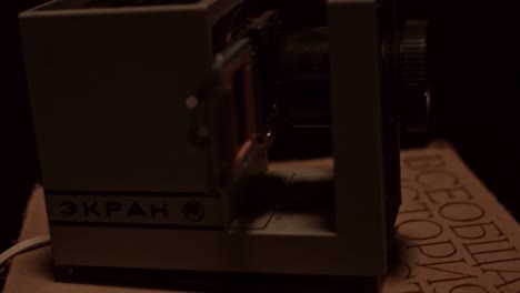 proyector de diapositivas de época