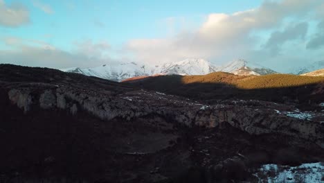 Drone-video-of-village-in-the-middle-of-the-mountain