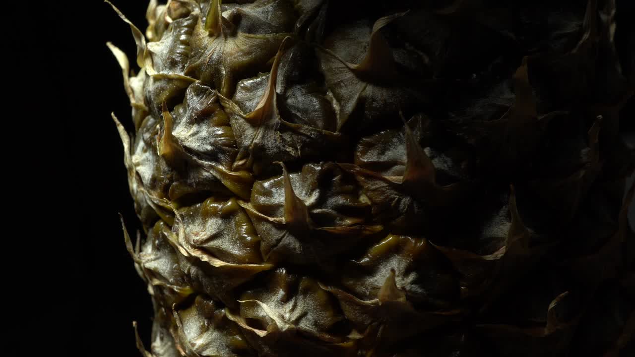 회전하는 파인애플