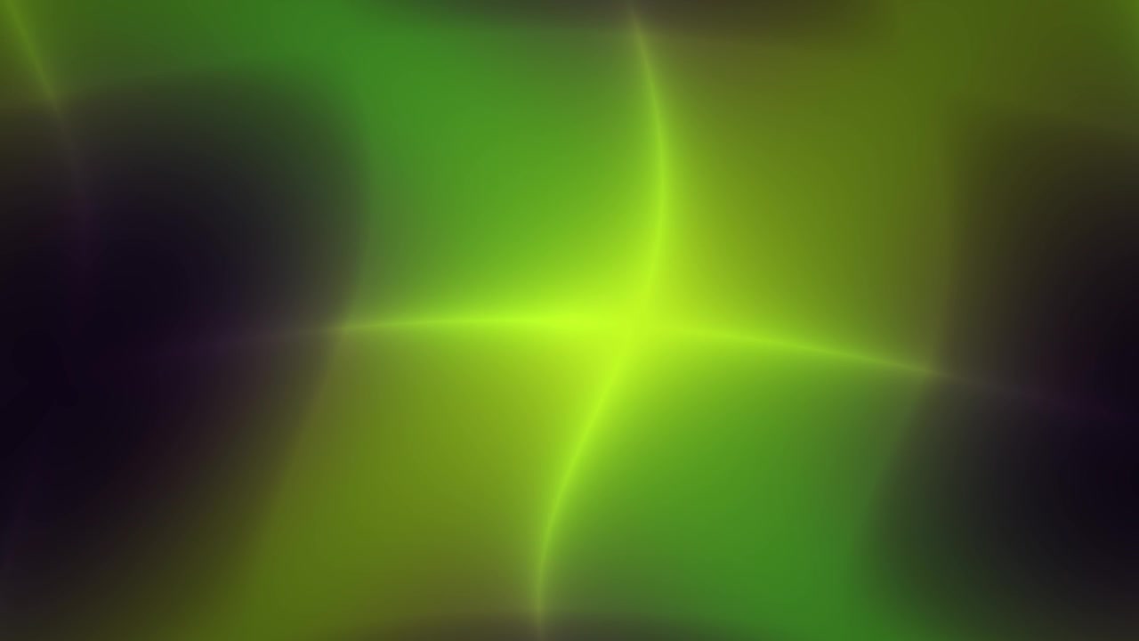 Motivo di luce verde astratto dinamico che si muove senza soluzione di continuità
