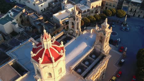 Aerial-Flight-Along-The-Church